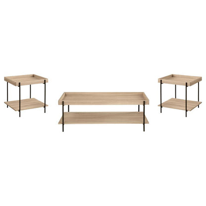 Fallon - Rectangular Coffee Table Set Coaster Fine Furniture