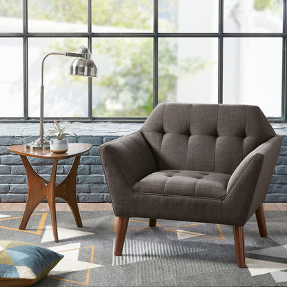 Modern Lounge Chair With Button Tufting JLA