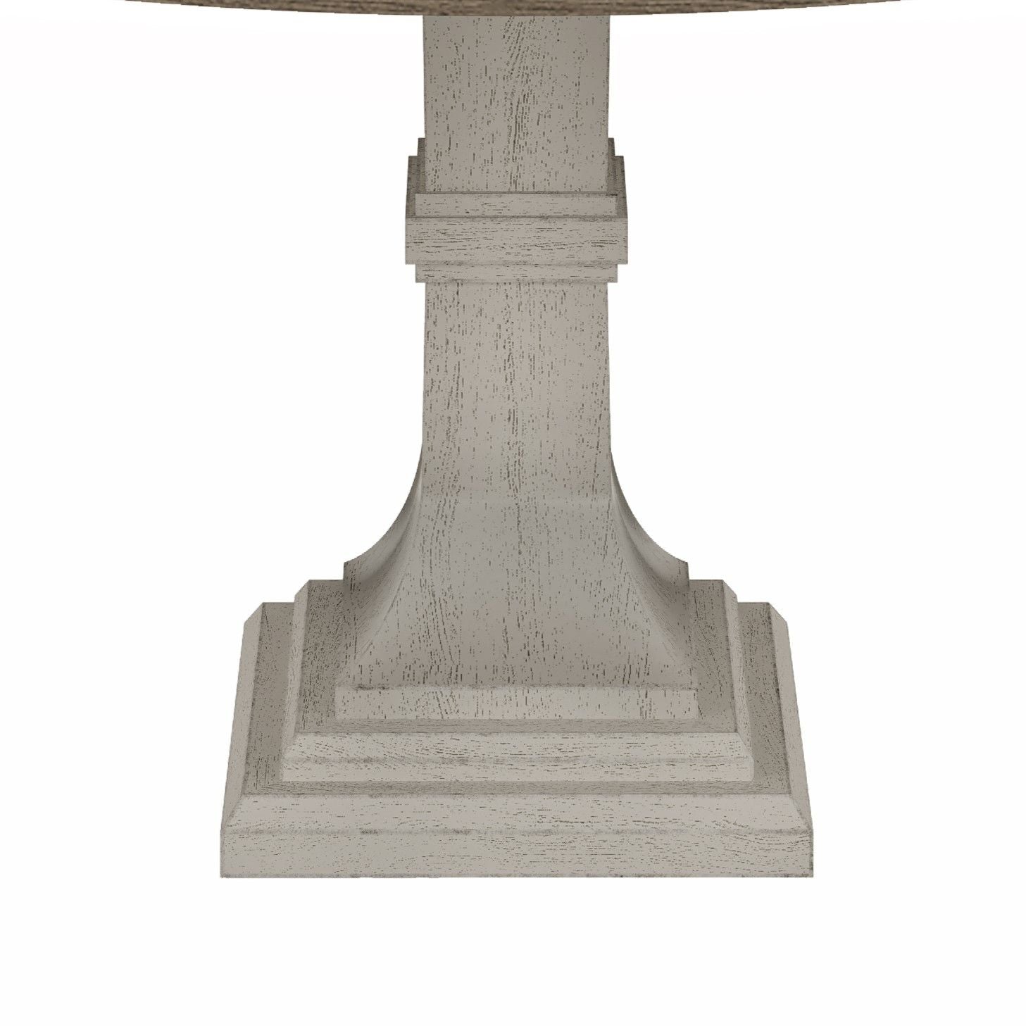 Tannen - Round Dining Table - White And Gray Lilola Home