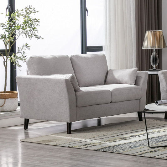 Damian - Woven Fabric Loveseat Lilola Home