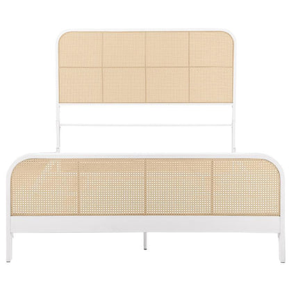 Lanewood - Open Cane Rattan Metal Bed Coaster Fine Furniture