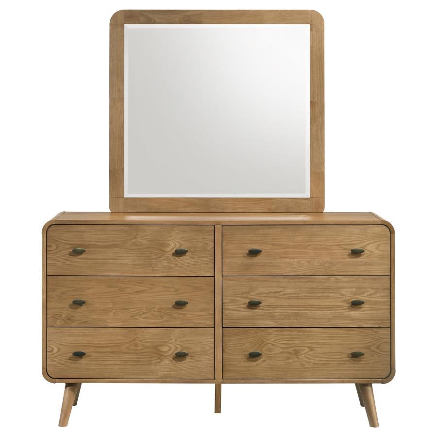 Robyn - 6-Drawer Bedroom Dresser And Mirror CoasterEssence