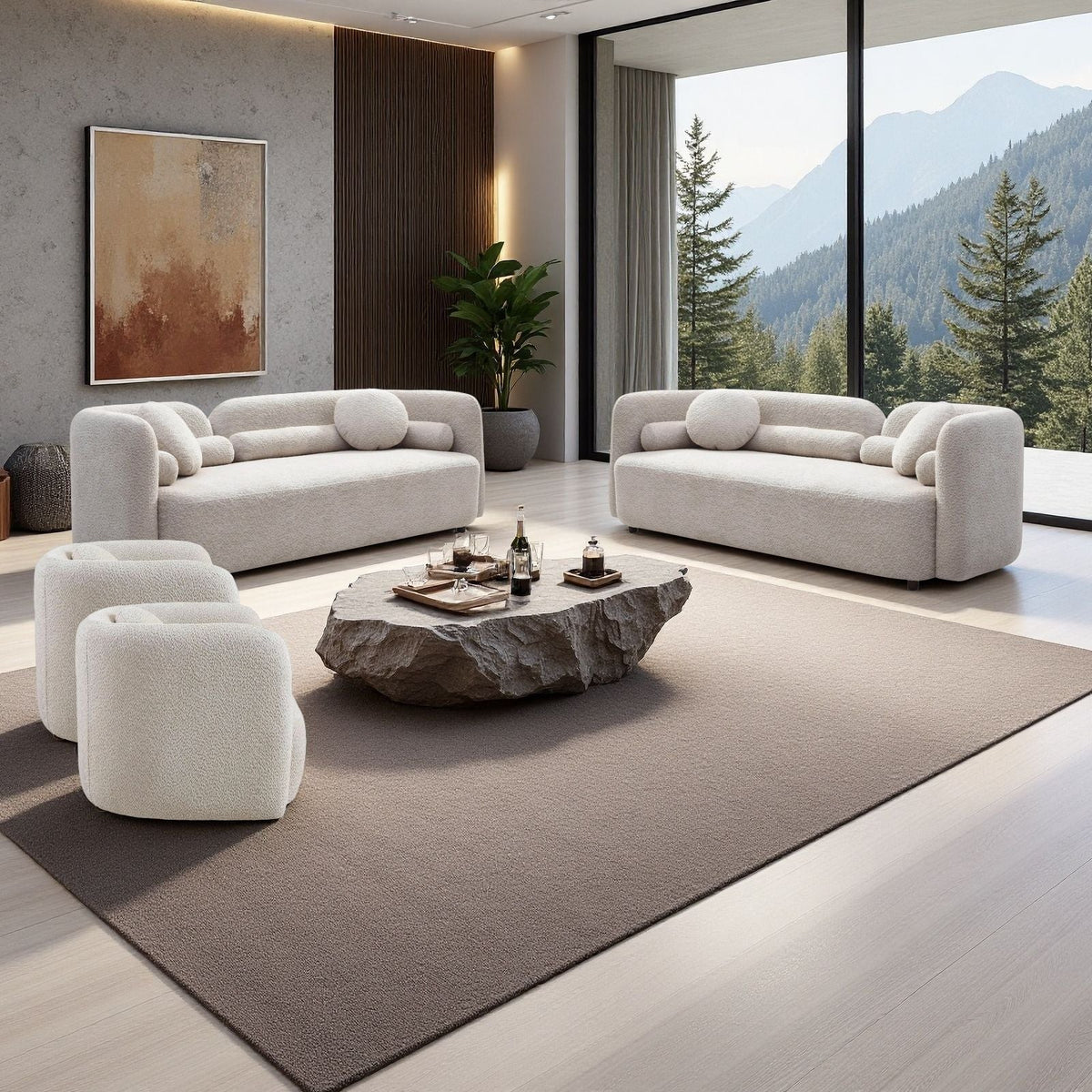 Japandi Living Room Set Home Essentials