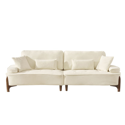 Comfortable Deep Seated Sofa With Pillows Home Essentials