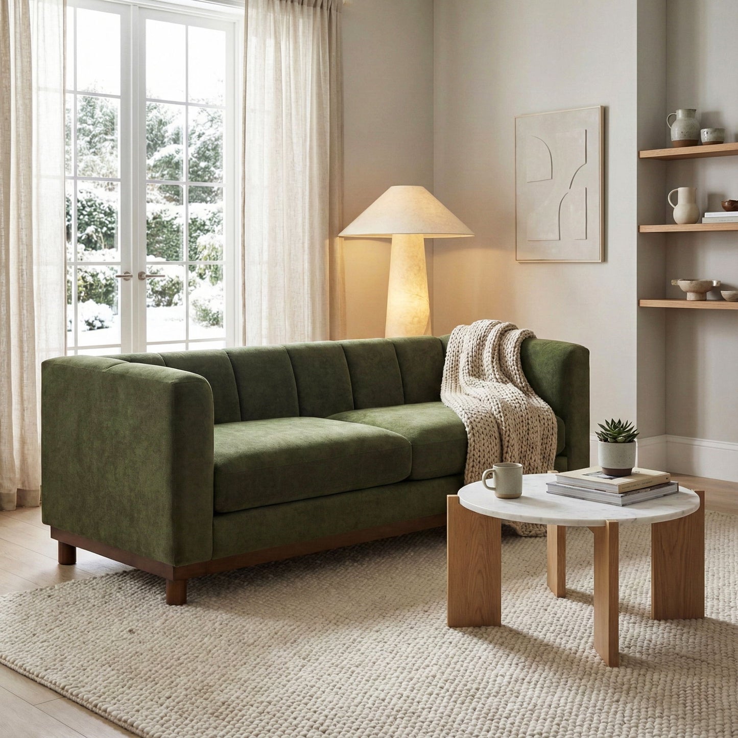 Soft Loveseat Sofa For Living Room Noble House