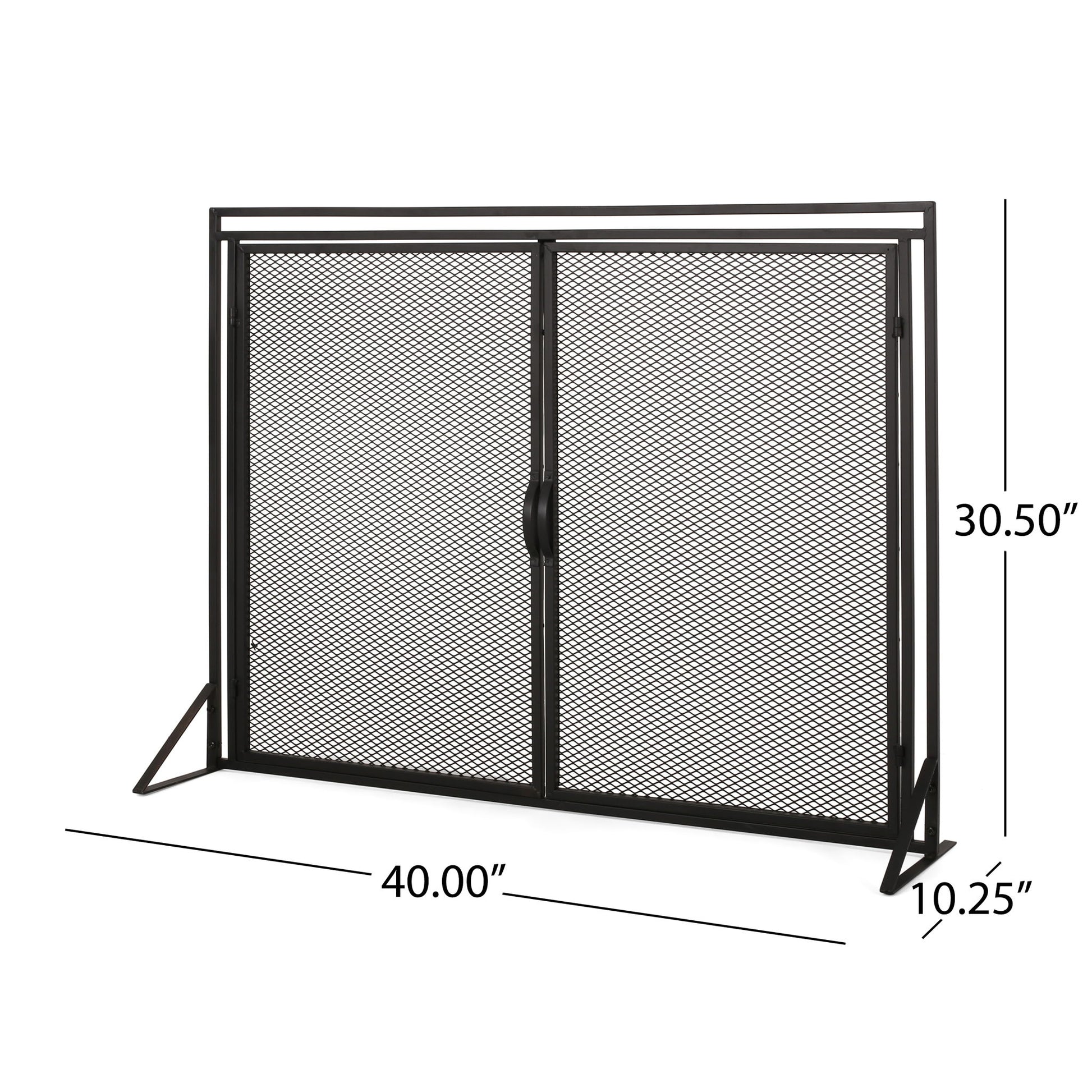 Samantha - Iron Fireplace Screen 2 Door Design Noble House