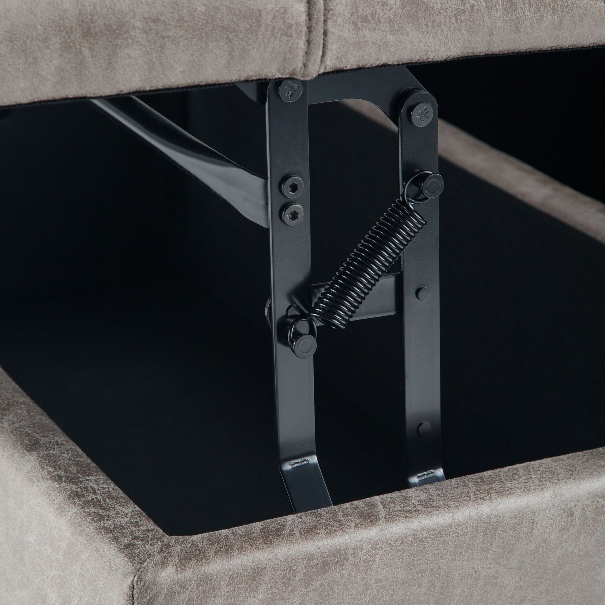 Harrison - Upholstered Coffee Table Storage Ottoman Simpli-Home