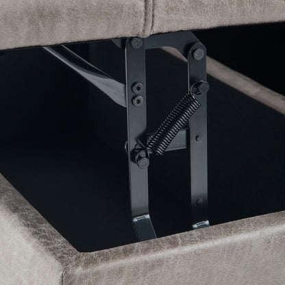 Harrison - Upholstered Coffee Table Storage Ottoman Simpli-Home