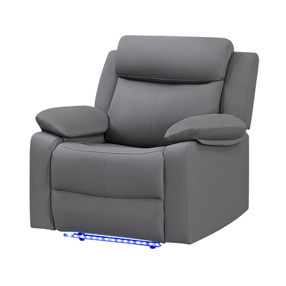 Blanche - Glider Recliner With LED, Pillow Top Arms Global Furniture USA