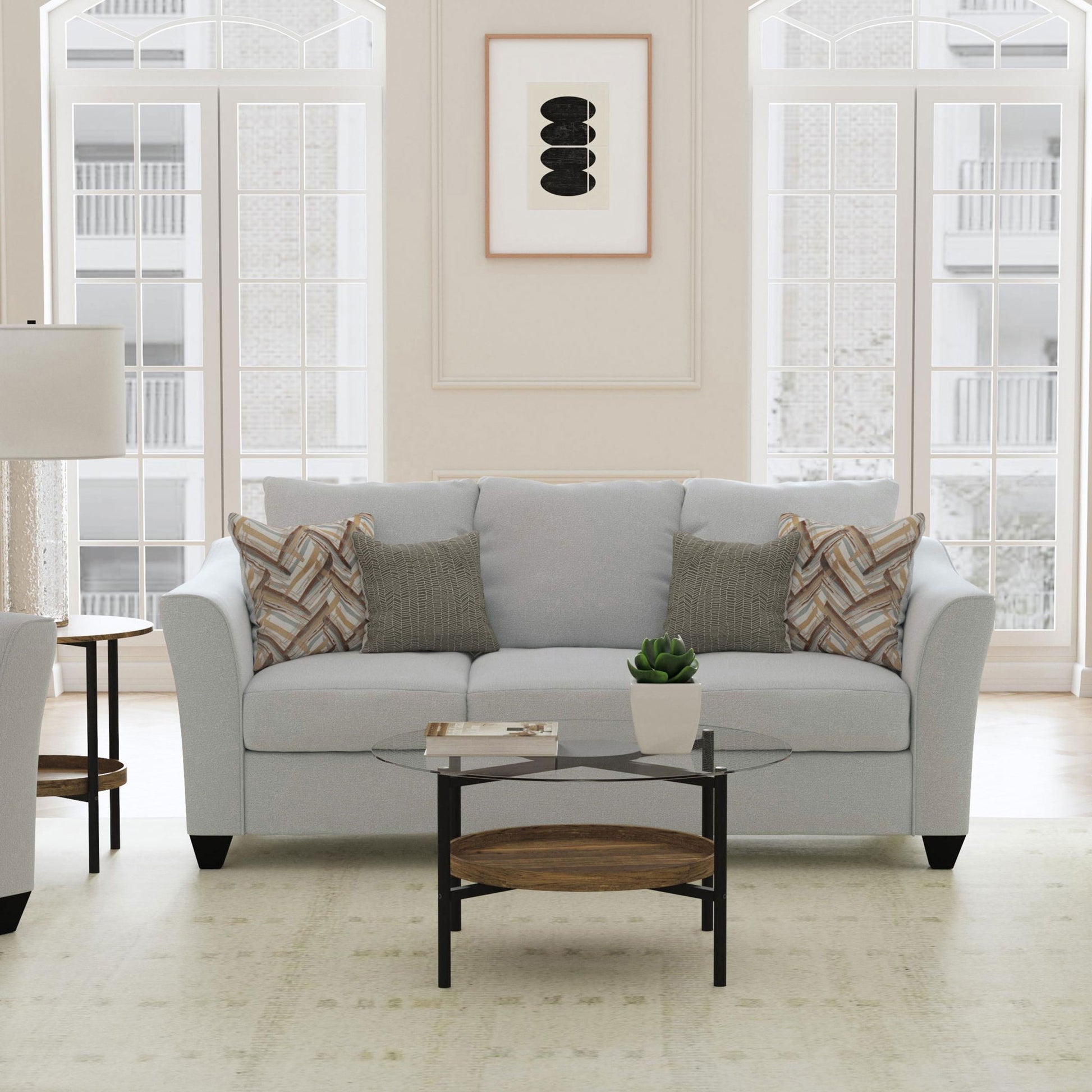 Alcazar - Arm Sofa - Sand Furniture Max