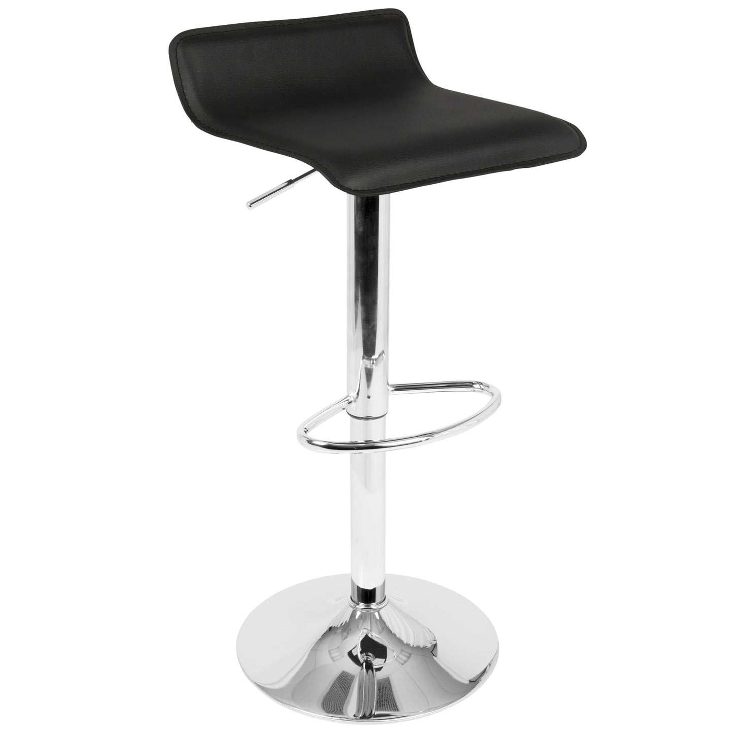 Ale - Contemporary Adjustable Barstool (Set of 2) Lumi Source