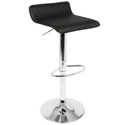 Ale - Contemporary Adjustable Barstool (Set of 2) Lumi Source