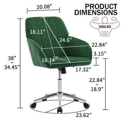 Adjustable Ergonomic Office Chair, Swivel Backrest Seat Home Essentials