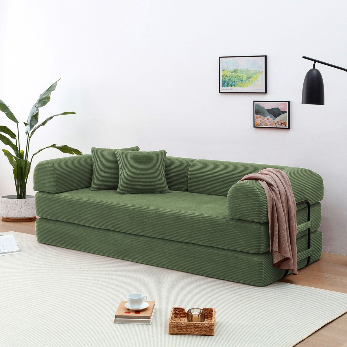 Convertible Foldable Floor Sofa Bed For Living Room Home Essentials