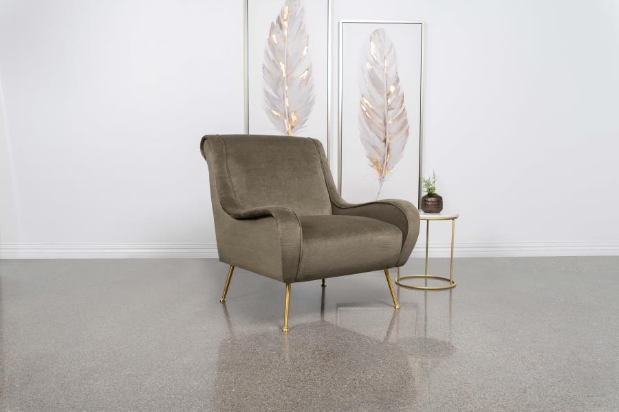 Ricci - Upholstered Saddle Arm Accent Chair Coaster Fine Furniture