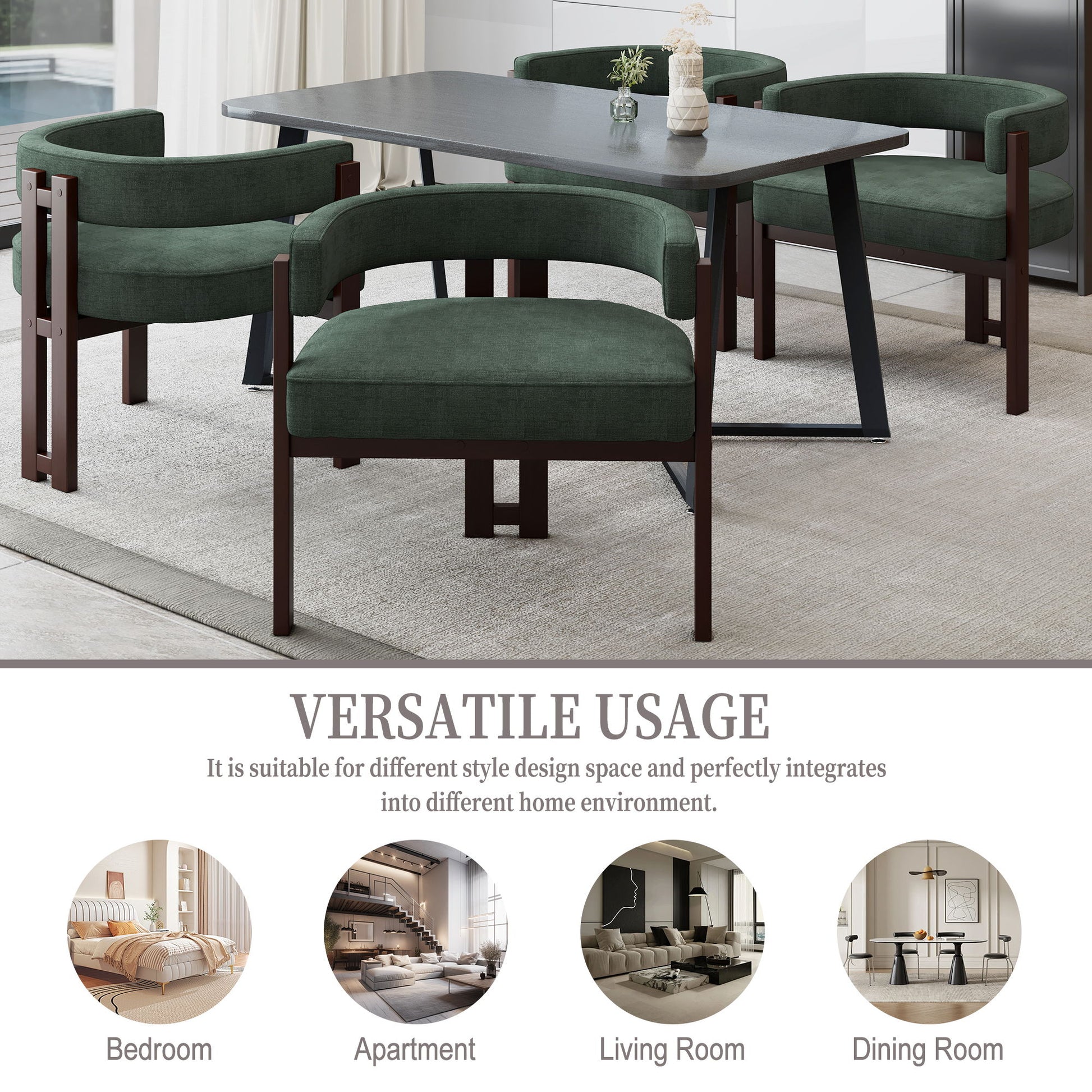 Modern Accent Teddy Upholstered Armchair Home Essentials