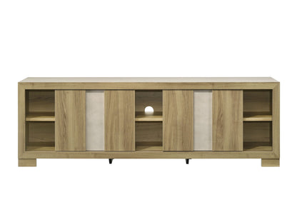 Rangley - TV Stand - Driftwood Crown Mark