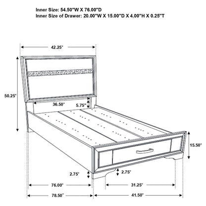 Urbana - Storage Panel Bed Furniture Max