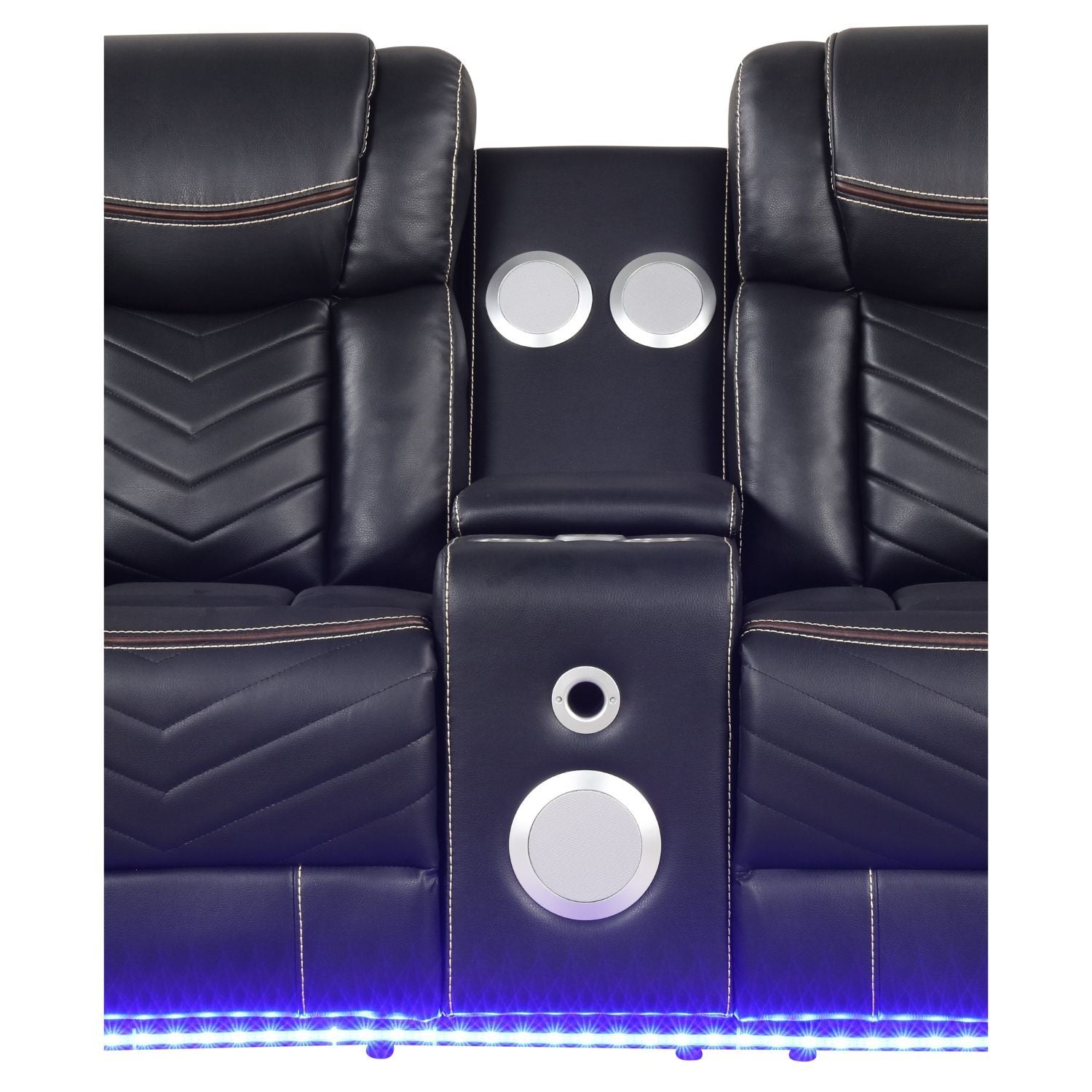 Challenger - LED Power Recliner Loveseat Matrix Furniture Group