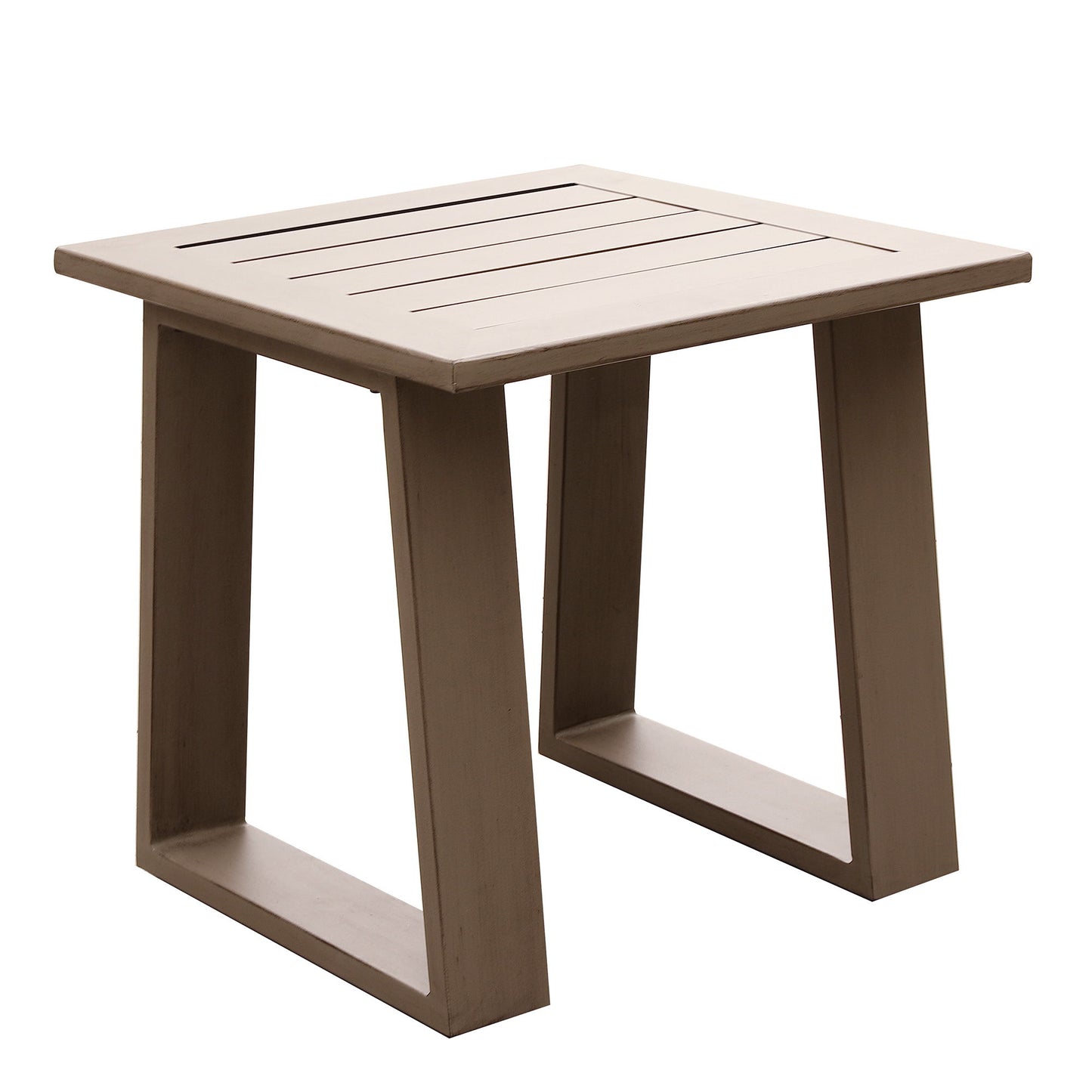 Traditional Style Outdoor Square End Table Home Essentials
