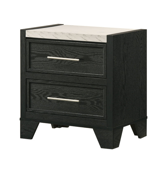 Lamar - Nightstand - Black Crown Mark