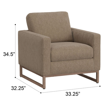 Accent Chair With Track Arm Design Emerald Home