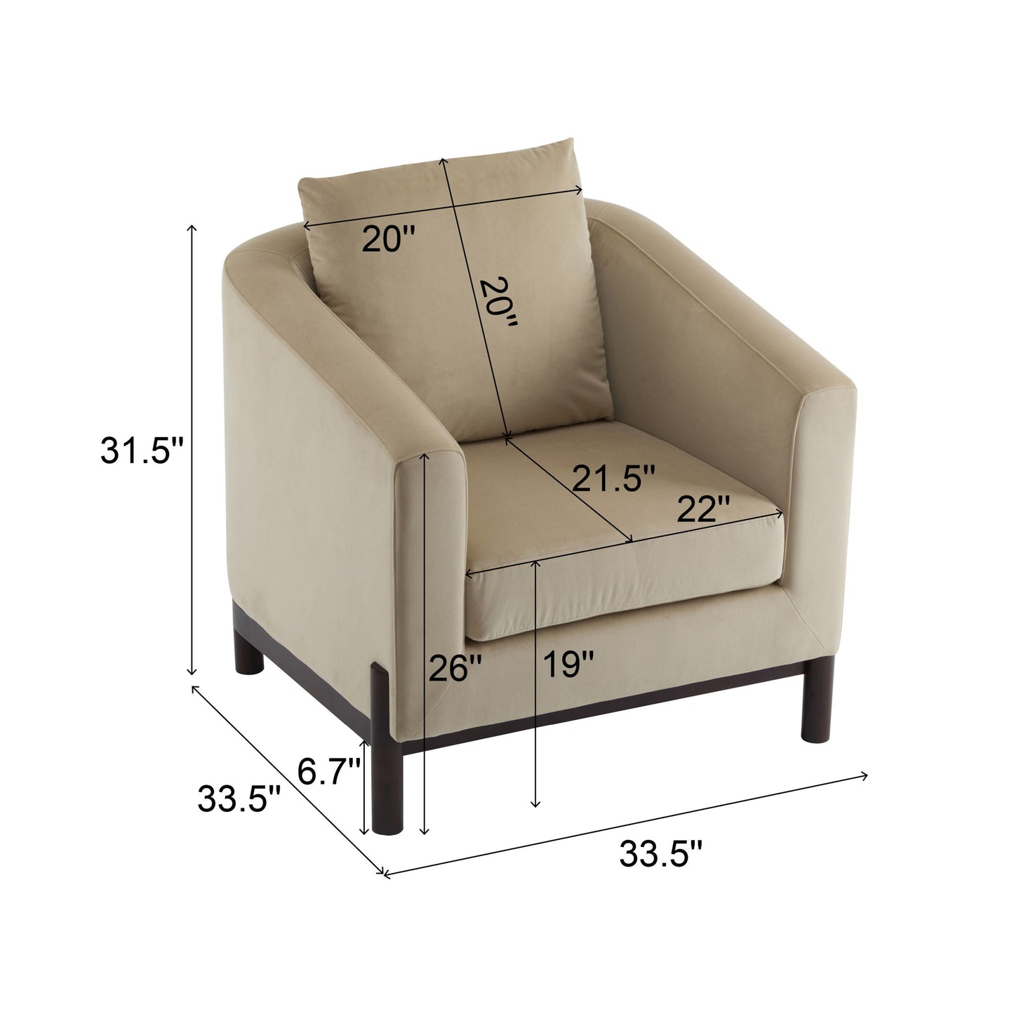 Anurudh - Barrel Club Upholstered Chair Noble House