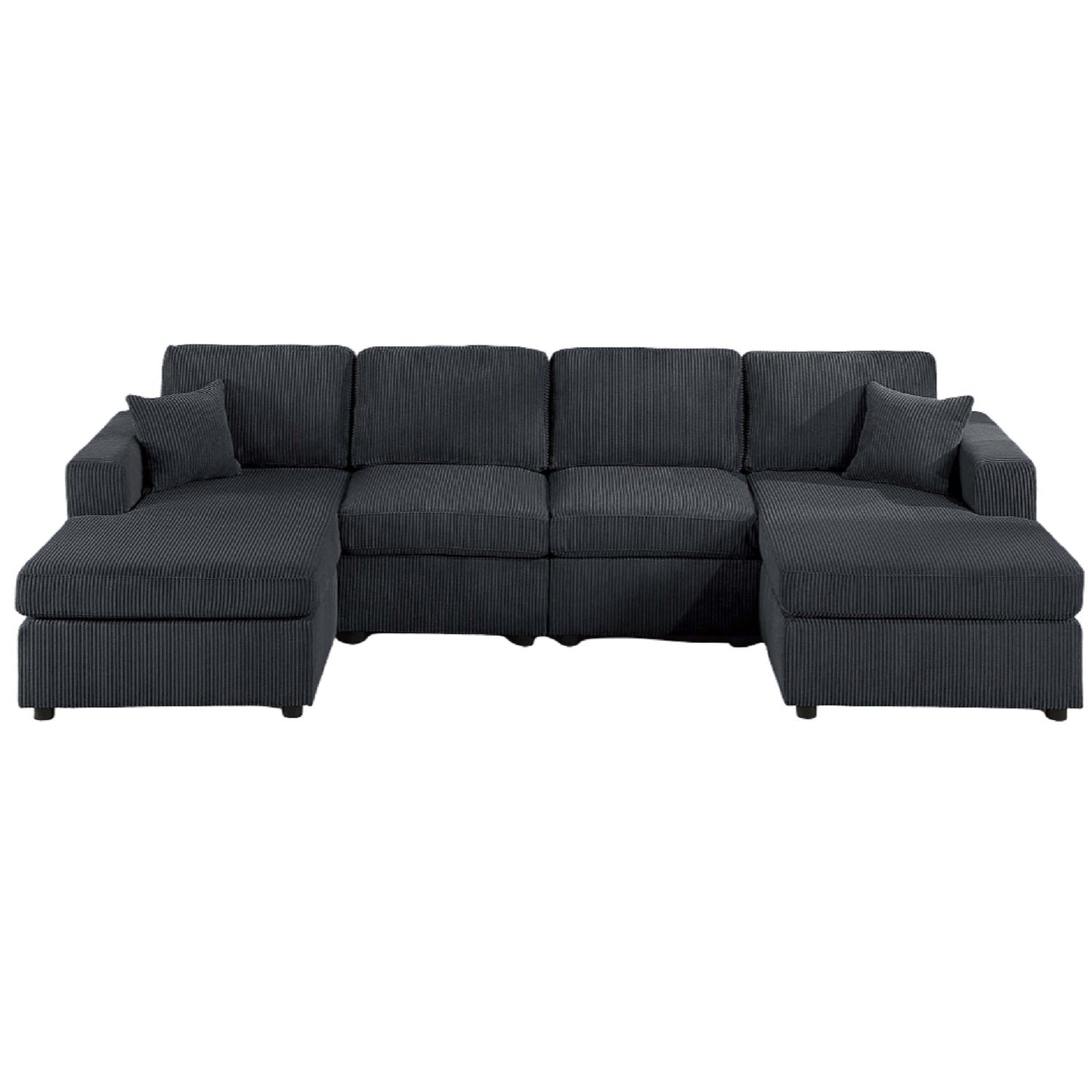 Modern Design Sectional Set With Right And Left Arm Chaise Home Essentials