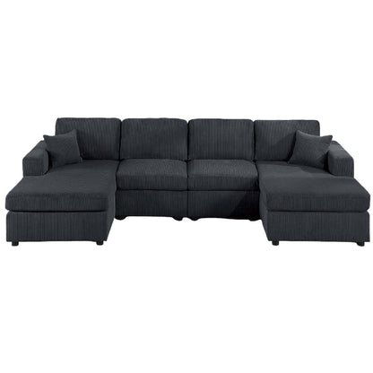 Modern Design Sectional Set With Right And Left Arm Chaise Home Essentials
