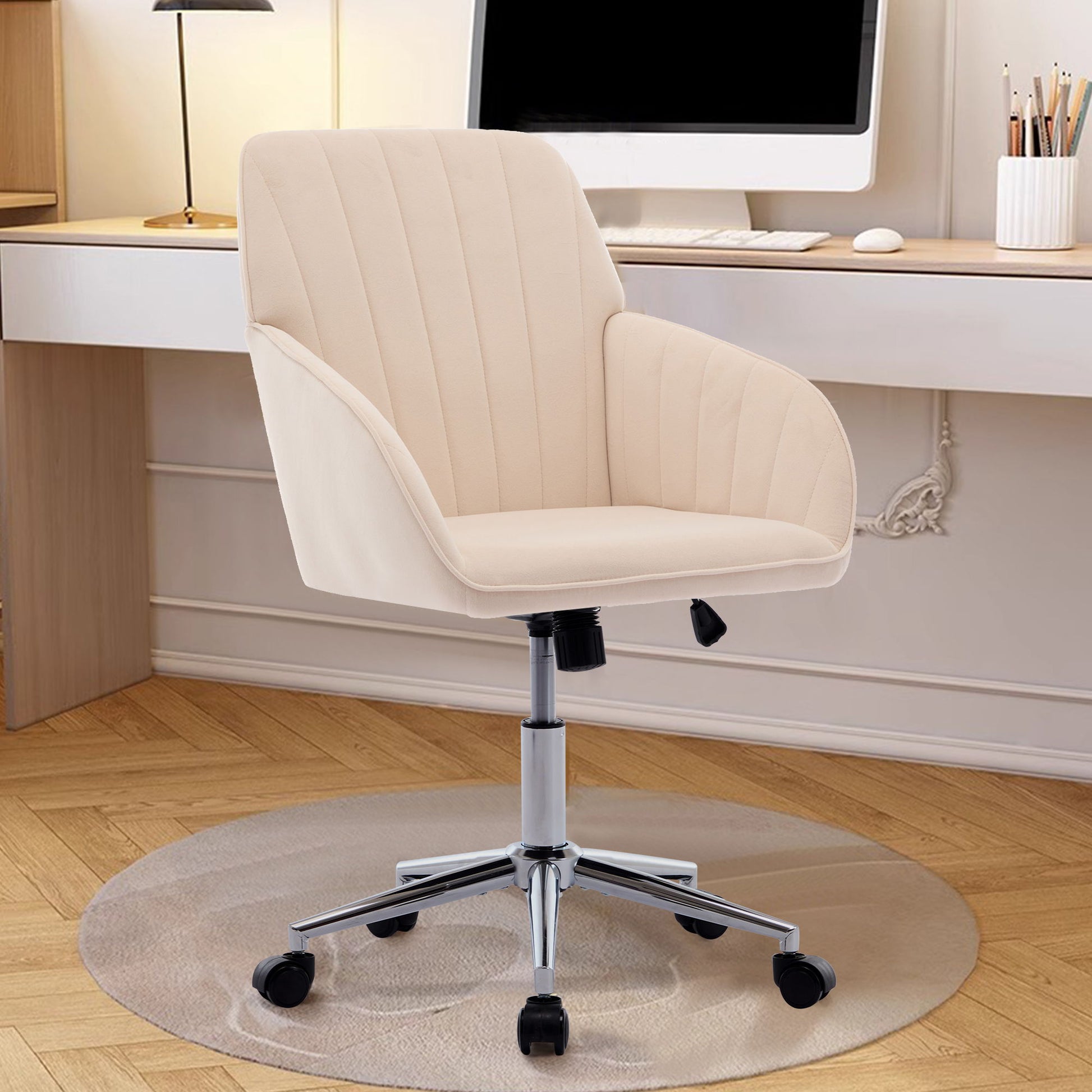 Adjustable Ergonomic Office Chair, Swivel Backrest Seat Home Essentials