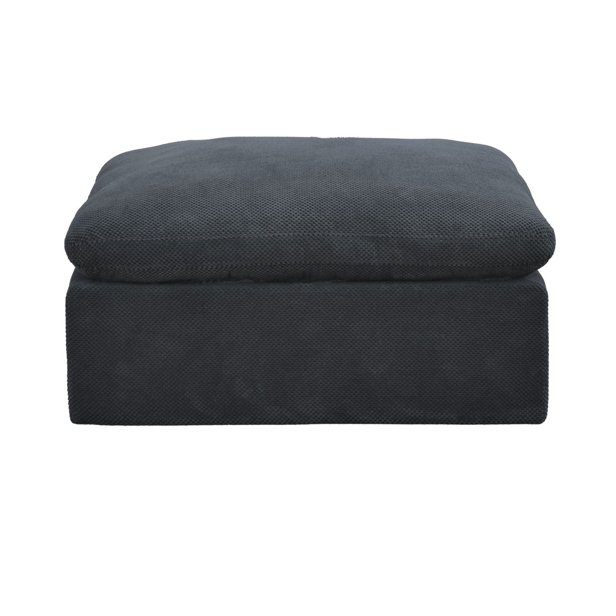 Full Compressed Ottoman - Dark Gray Home Essentials