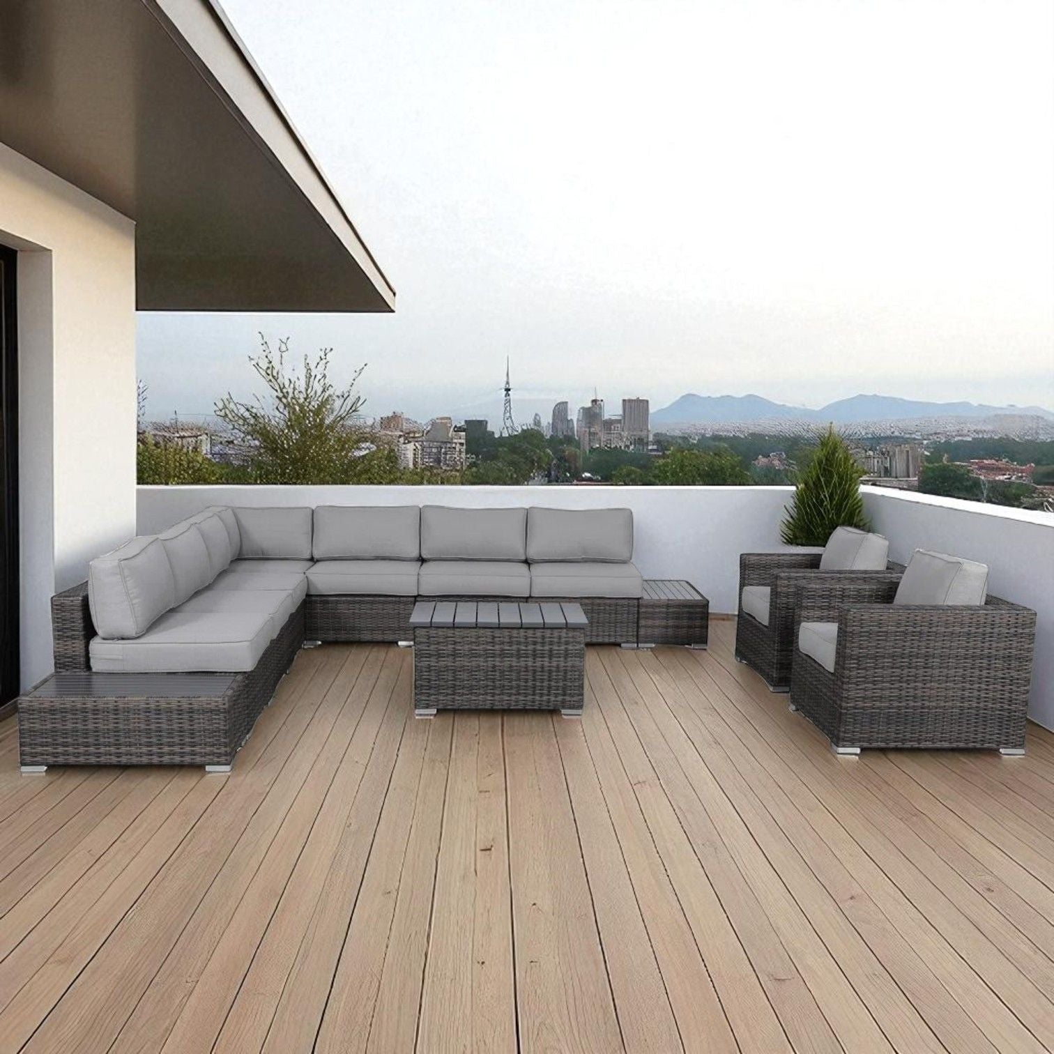 Sectional, Stylish Entertainment, Outdoor Living LSI Patio Furniture