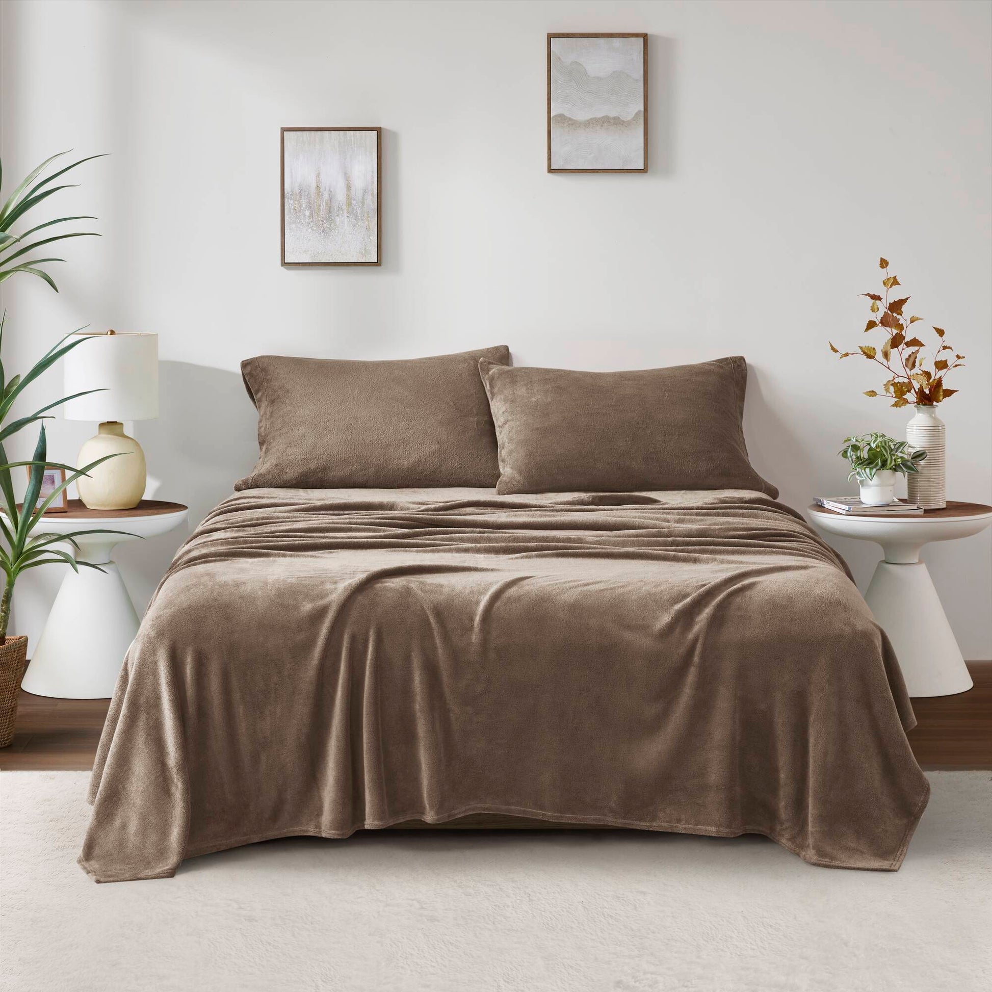 Twin Soloft Sheet Set - Brown True North by Sleep Philosophy