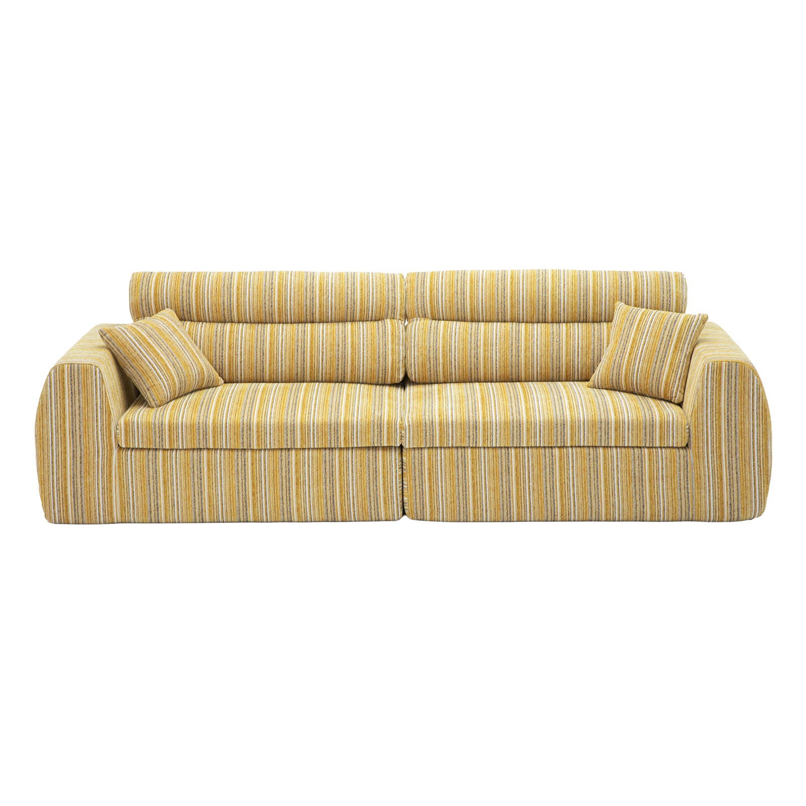 3 Seater, Couch With Throw Pillows For Living Room Home Essentials