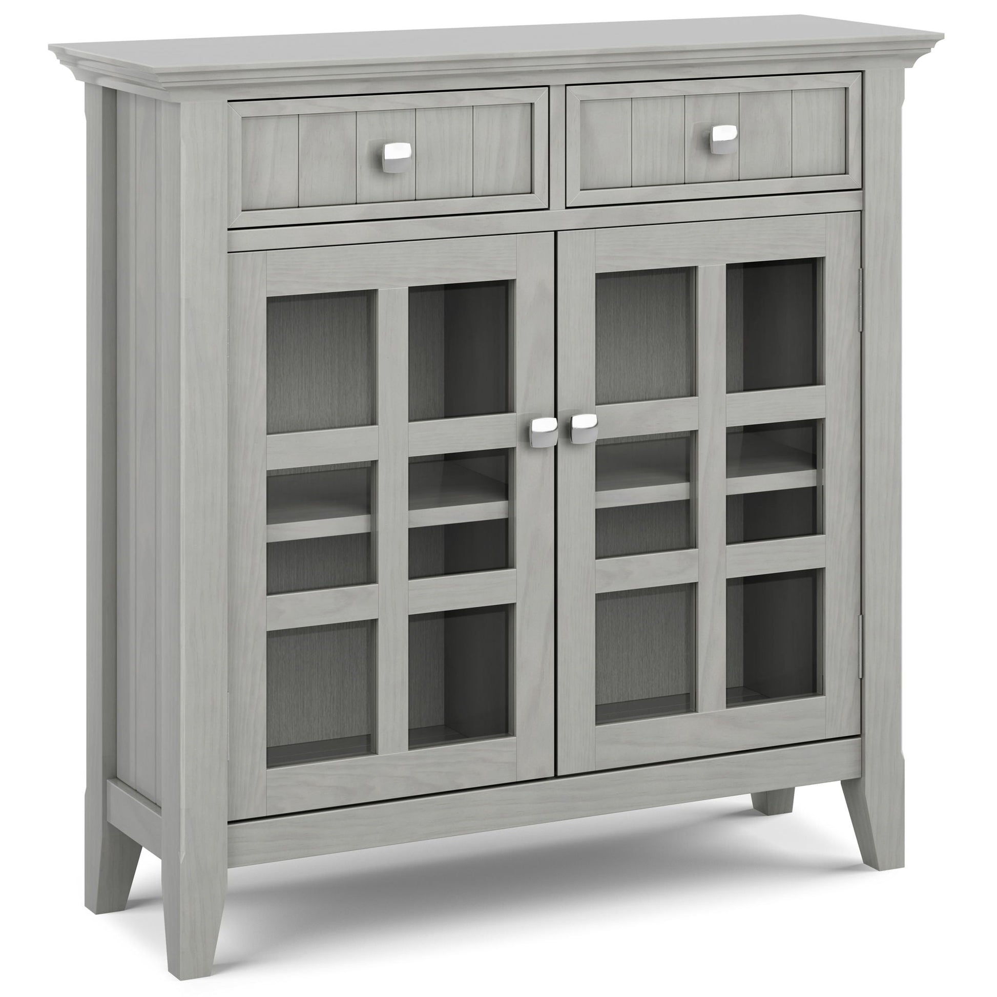 Acadian - Handcrafted Entryway Storage Cabinet Simpli-Home