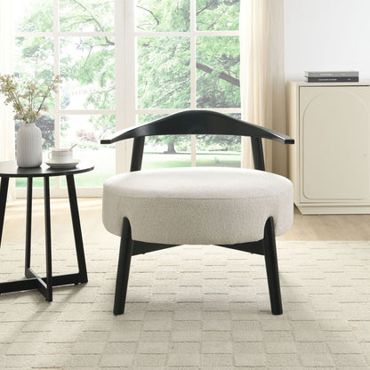 Modern Living Room Upholstered Accent Chair Noble House