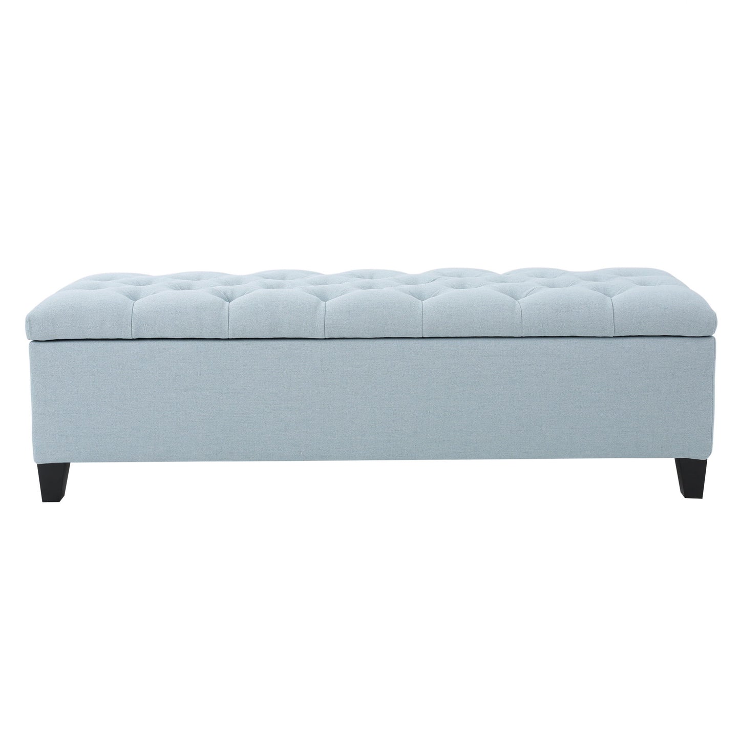 Glouster - Contemporary Storage Ottoman With Button Tufted Design Noble House