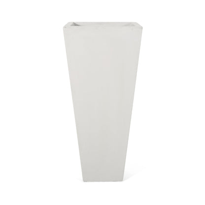Outdoor Modern Cast Stone Planter Noble House