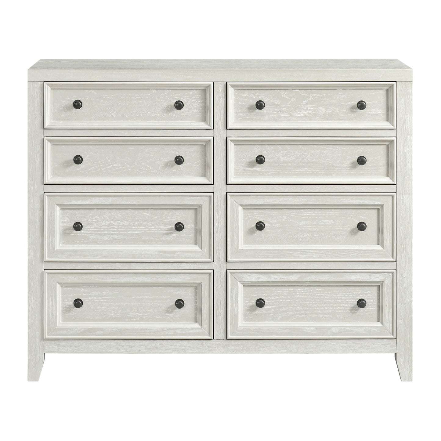 8 Drawer Dresser With Framed Fronts And Smooth Metal Glides Home Essentials