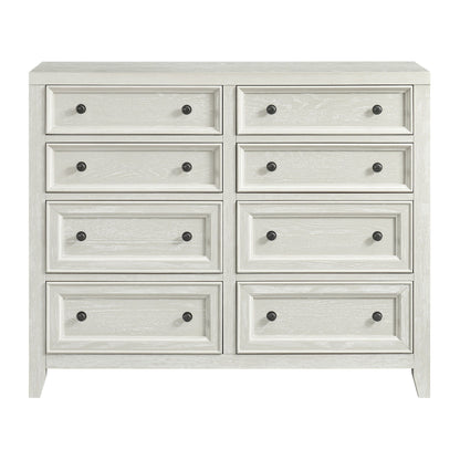8 Drawer Dresser With Framed Fronts And Smooth Metal Glides Home Essentials