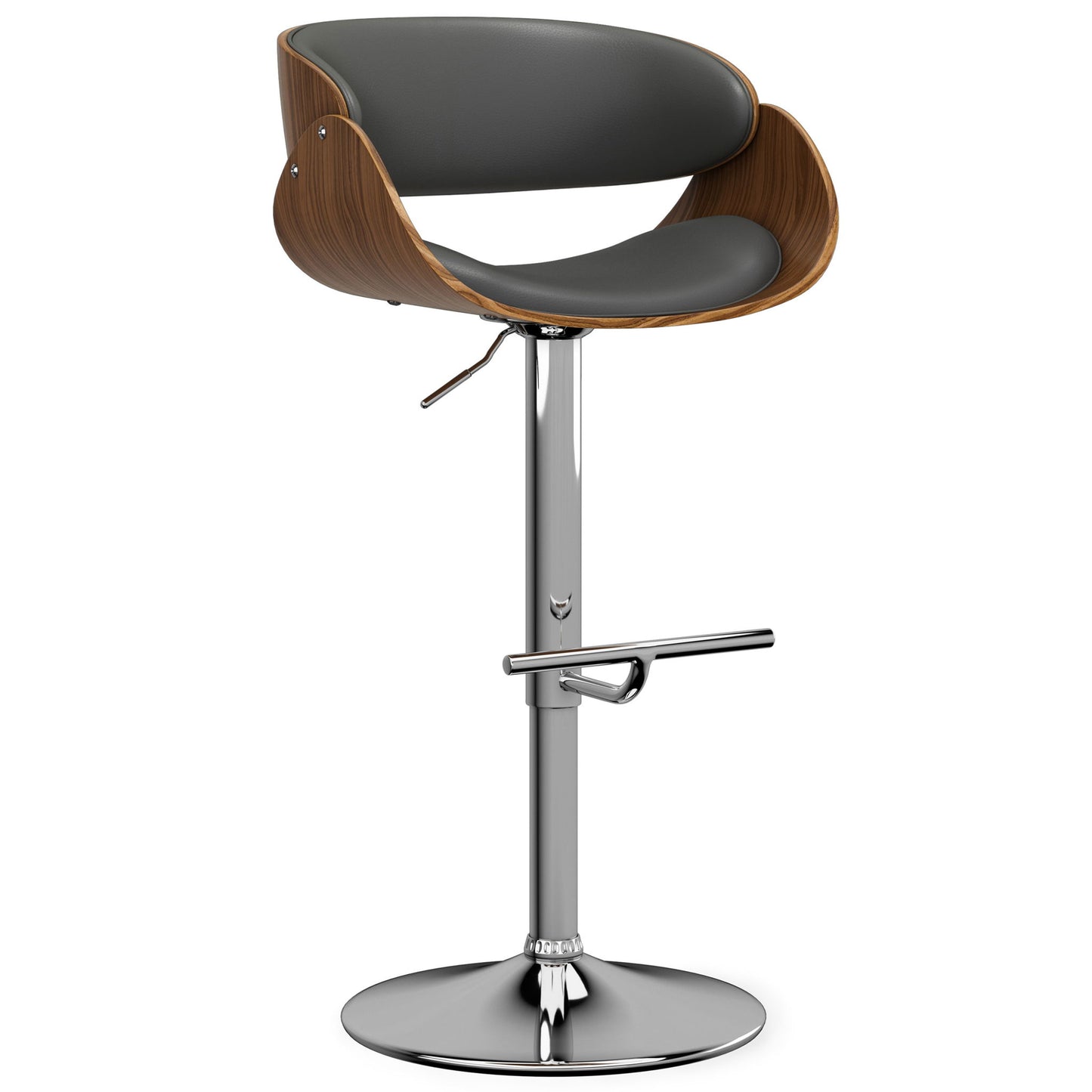 Amery - Mid Century Modern Adjustable Swivel Bar Stool Simpli-Home