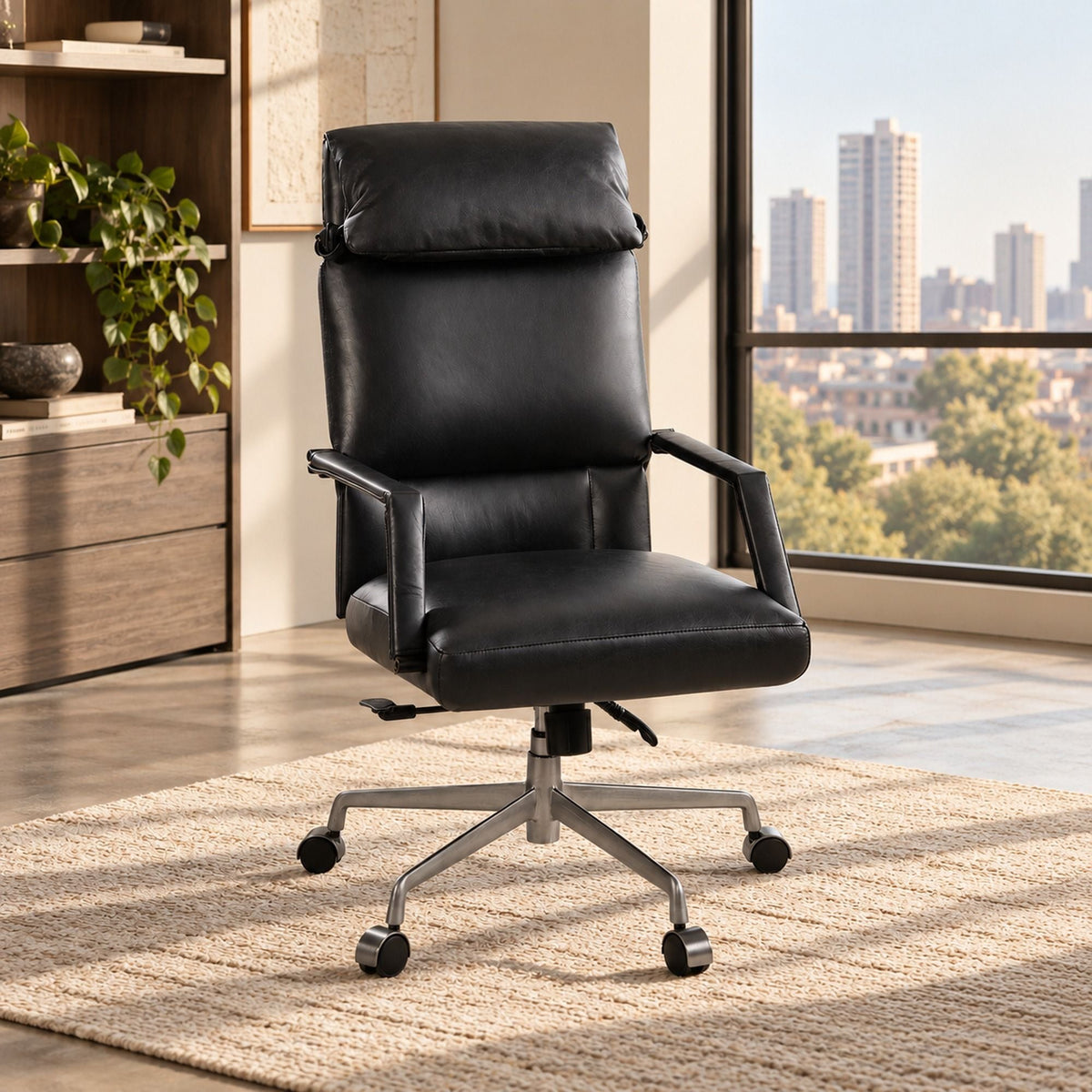 Dart - Swivel Office Chair - Black Acme