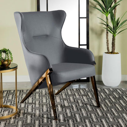Walker - Upholstered High Wingback Accent Chair CoasterElevations