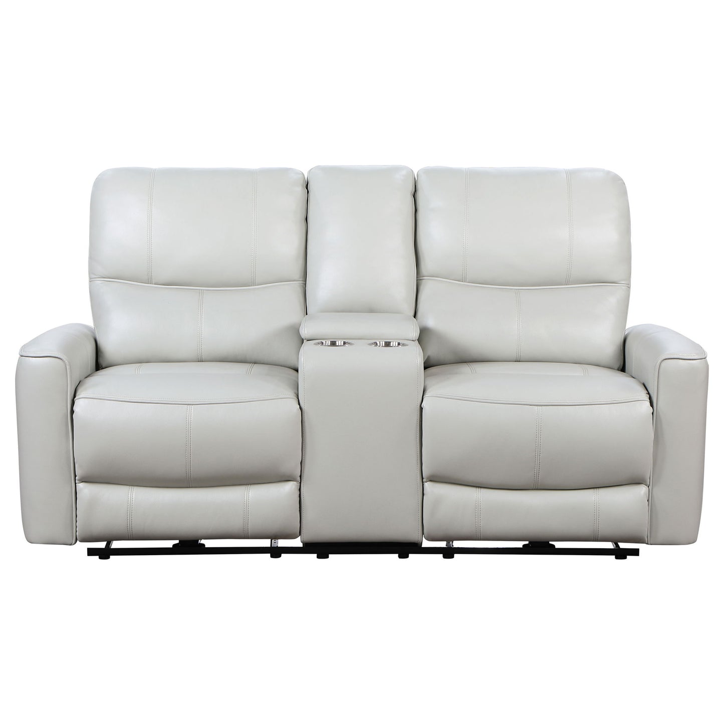 Denson - Power Reclining Loveseat With Console And USB Port Furniture Max