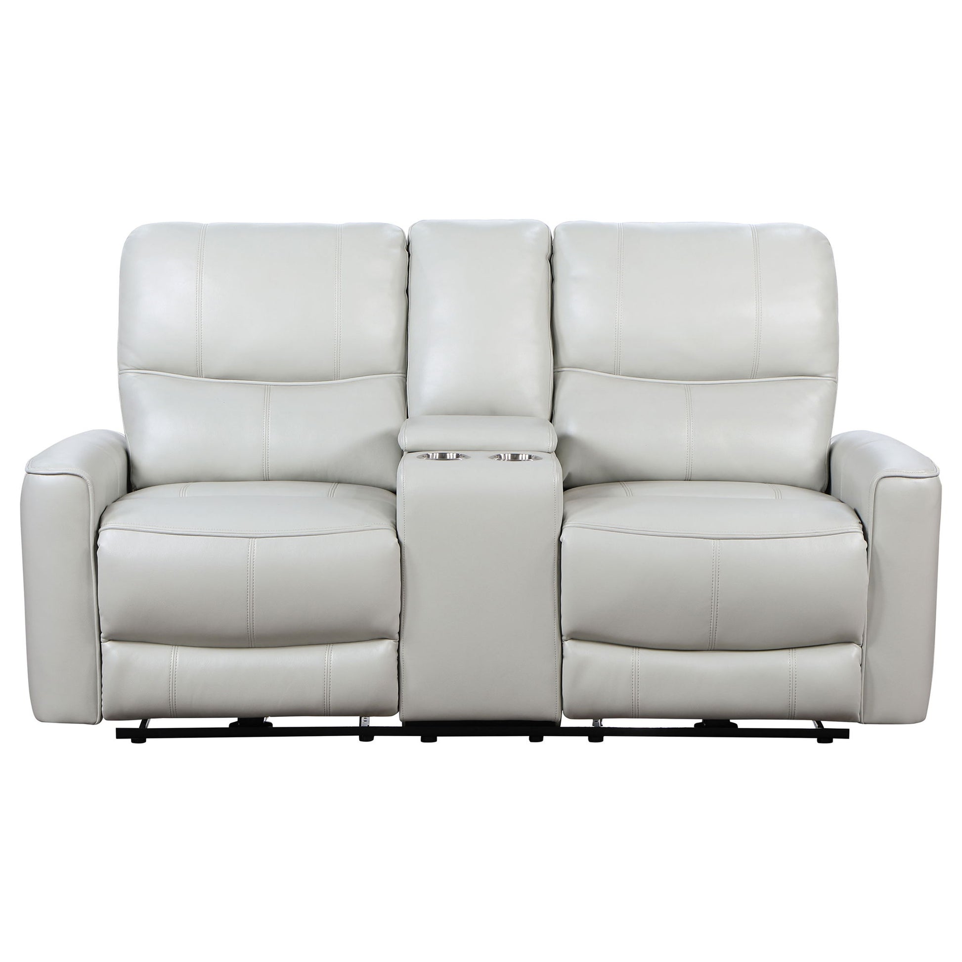 Denson - Power Reclining Loveseat With Console And USB Port Furniture Max