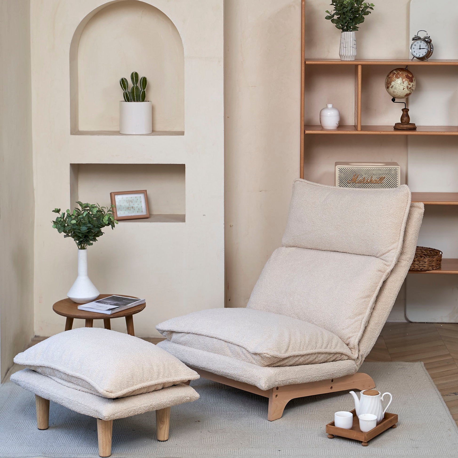 Single Lazy Sofa Chair Leisure Foldable Reclining Chair Home Essentials