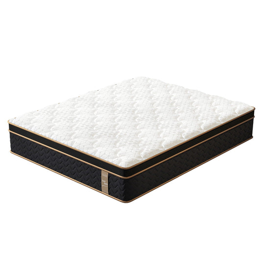 Plush Hybrid Mattresses With Gel Memory Foam, Individual Pocket Spring Motion Isolation Edge Support Somnus Mattress USA