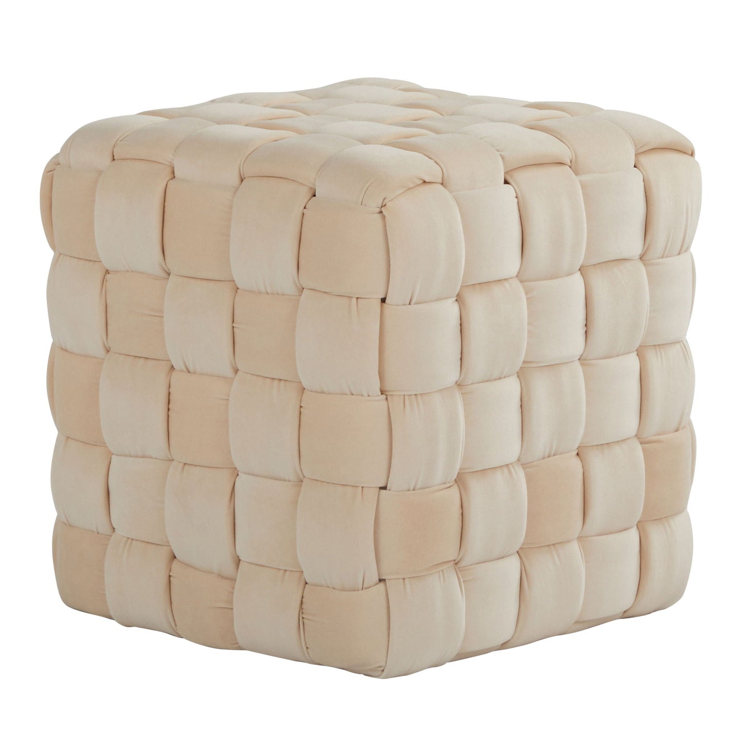 Square Braided Ottoman - Lumi Source