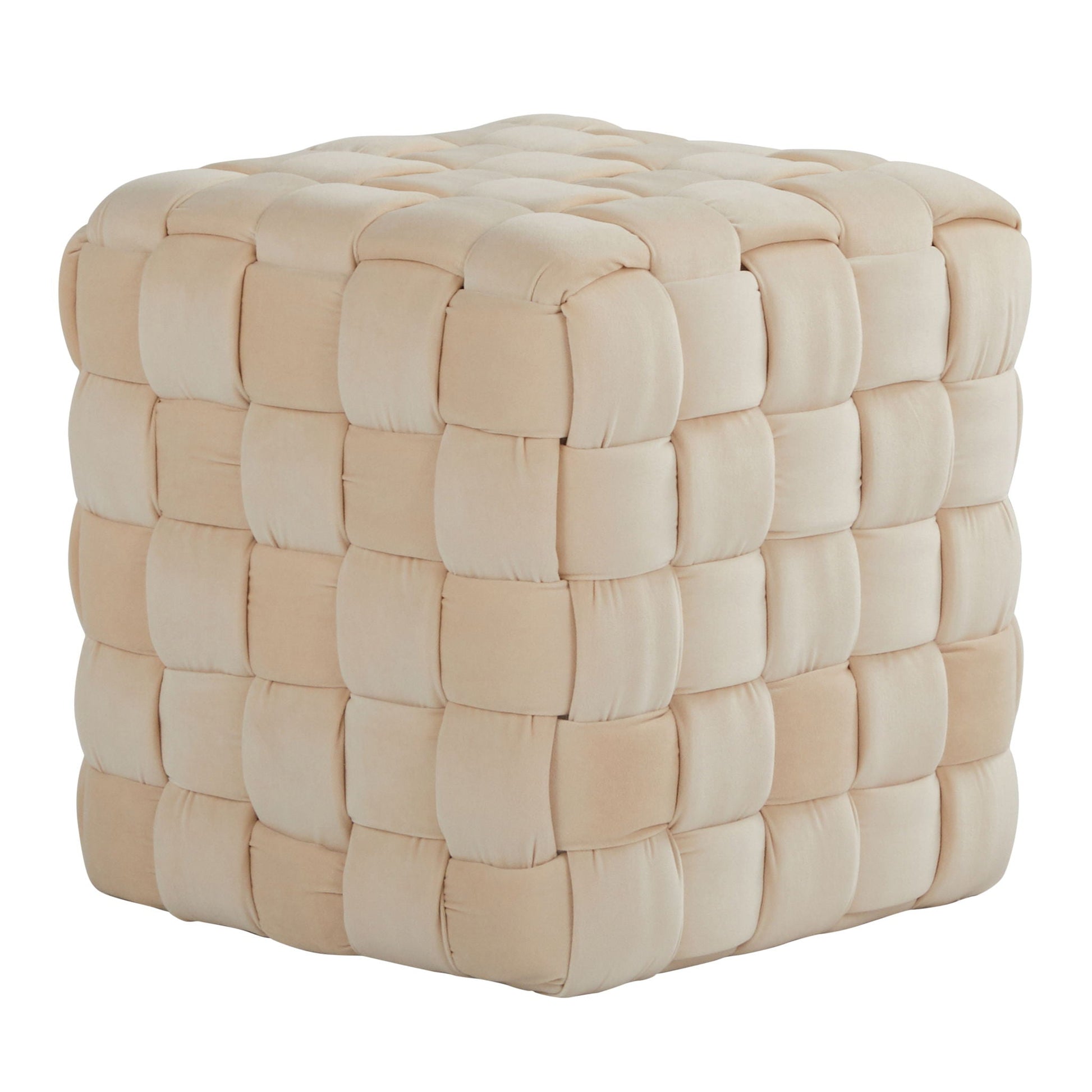 Square Braided Ottoman - Lumi Source