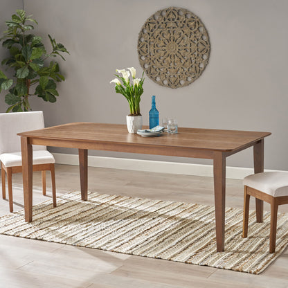 Farmhouse Charm Dining Table With Square Leg Noble House